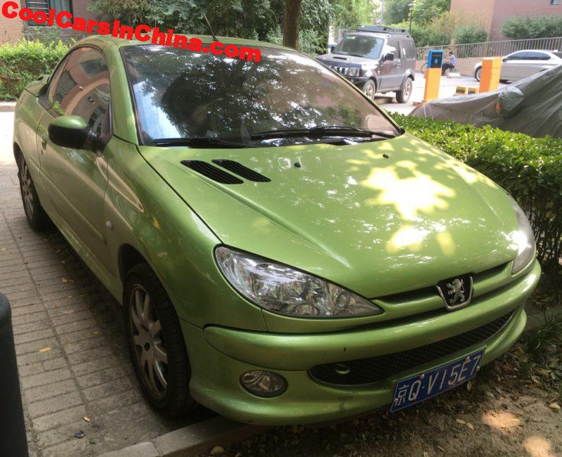 Peugeot 206 CC Is A Little Green French Coupe Cabriolet In China