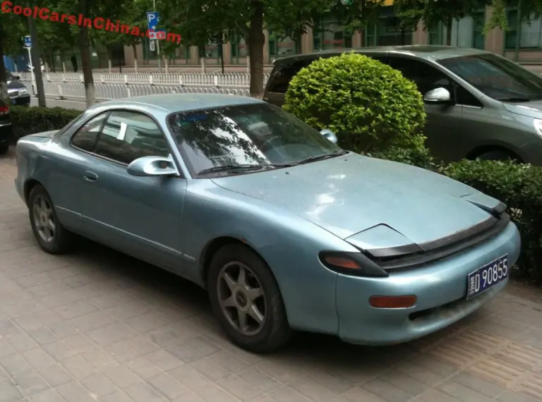 スター A Light Blue T180 Toyota Celica Coupe In China - CoolCarsInChina.com
