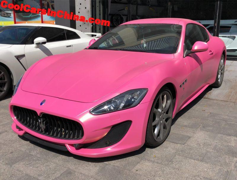 Maserati GranTurismo 4.7L Sport Is Shiny Pink In China ...