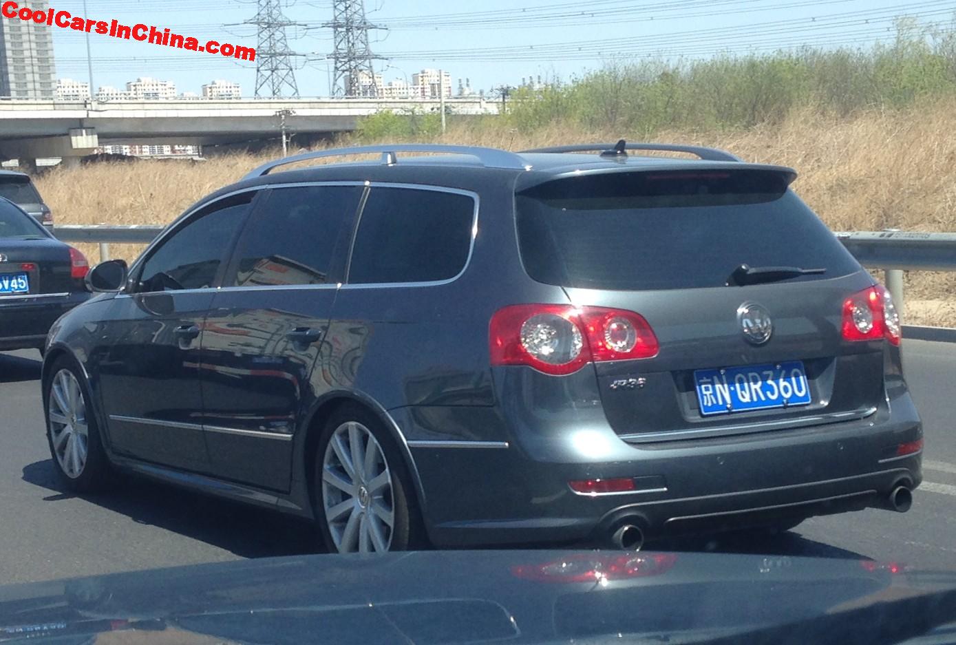 Modified R36 Volkswagon Volkswagen Passat R36 Variant Has A Matching License Plate In China ...